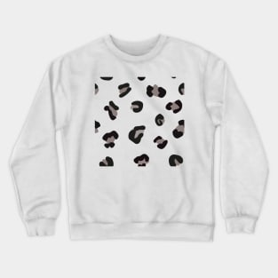 Leopard print cute brown Crewneck Sweatshirt